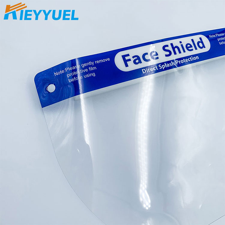 Proteção facial contra respingos